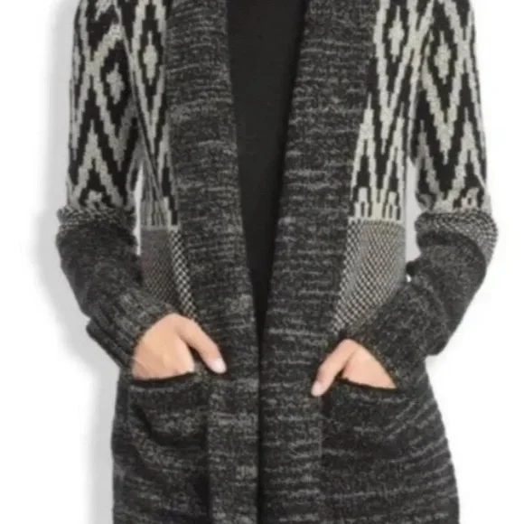 Lucky Brand Wool Blend open Cardigan Sweater Size Small - Picture 2 of 7